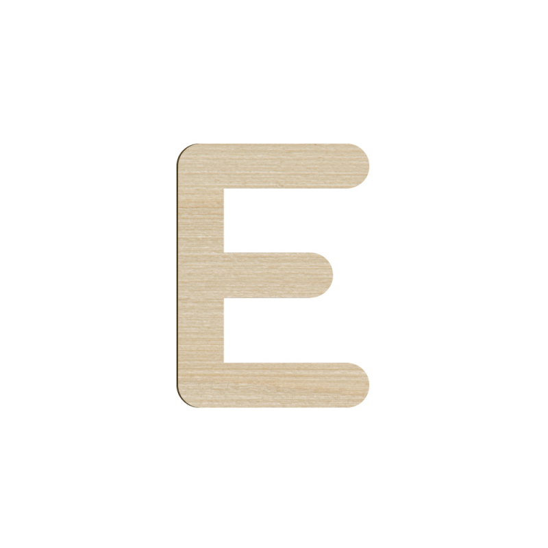 Lettre Blanche E