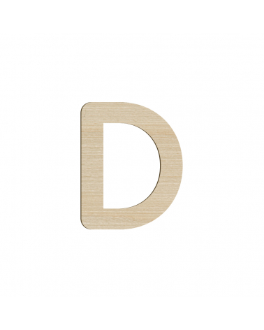 Lettre R En Bois Blanc 11 Cm - Décoration Personnalisable, Apprêt Blanc, Avec Adhésif