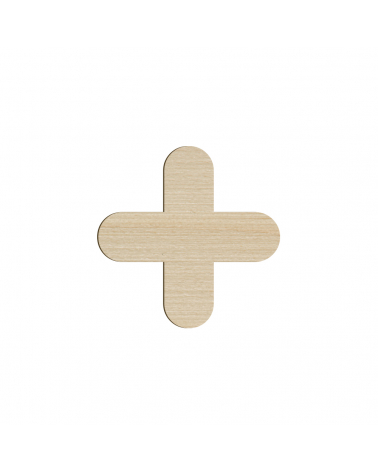 Symbole plus en bois loisir créatif