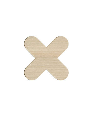symbole multiplicateur en bois loisir créatif