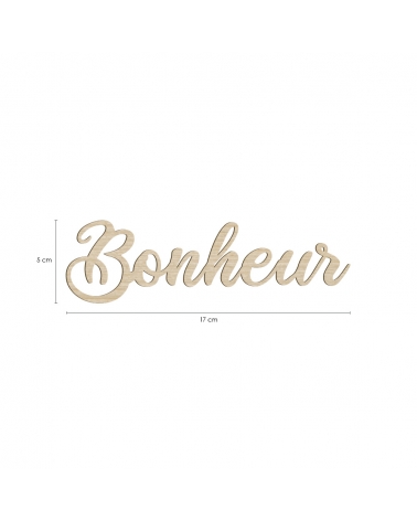 Mot "Amour" En Bois 10 Cm - Loisirs Créatifs, Décoration à Peindre - Fabriqué En France - 4