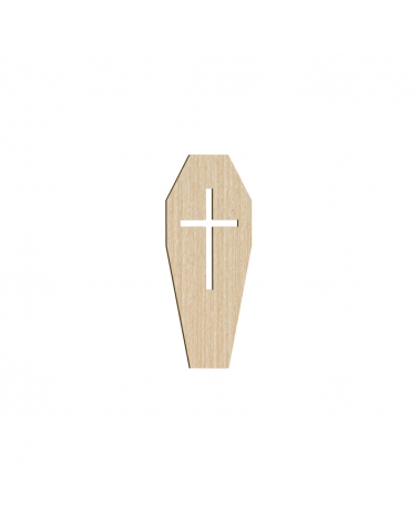 cercueil en bois à décorer