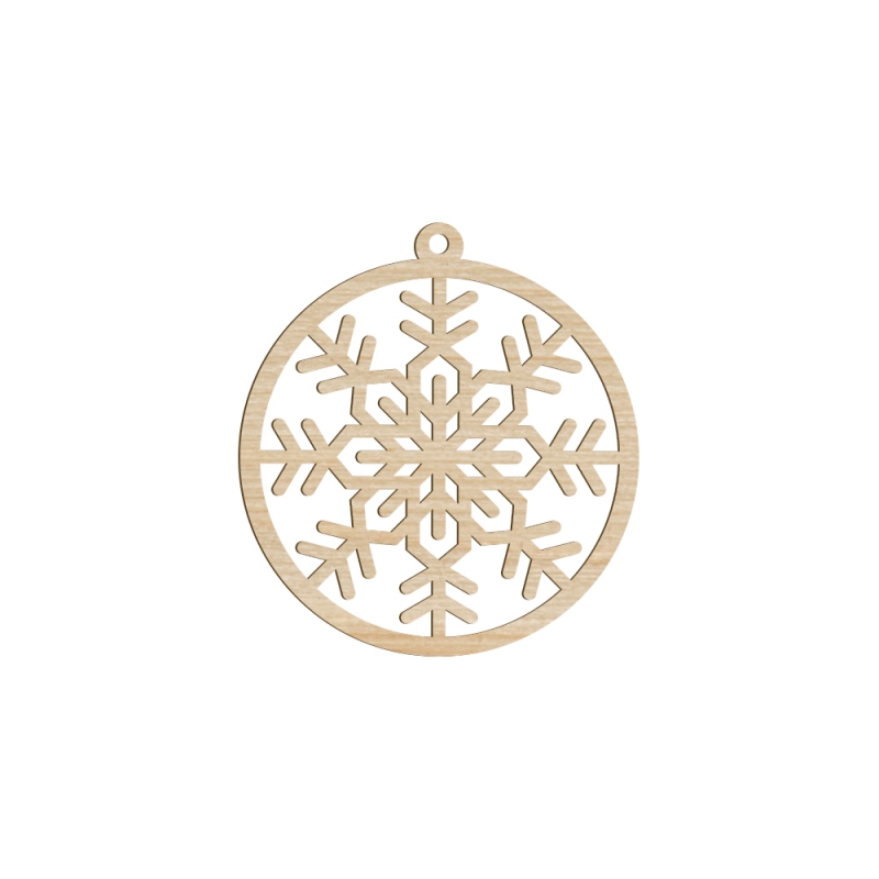 Flocons de neige boules de noël - France