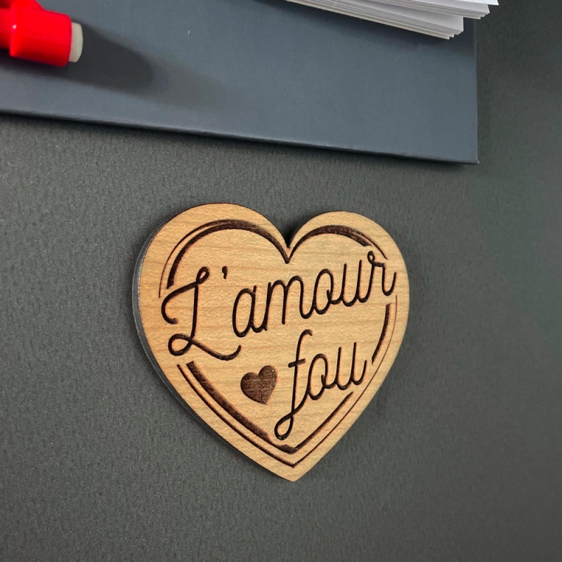 Mot "Amour" En Bois 10 Cm - Loisirs Créatifs, Décoration à Peindre - Fabriqué En France - 7