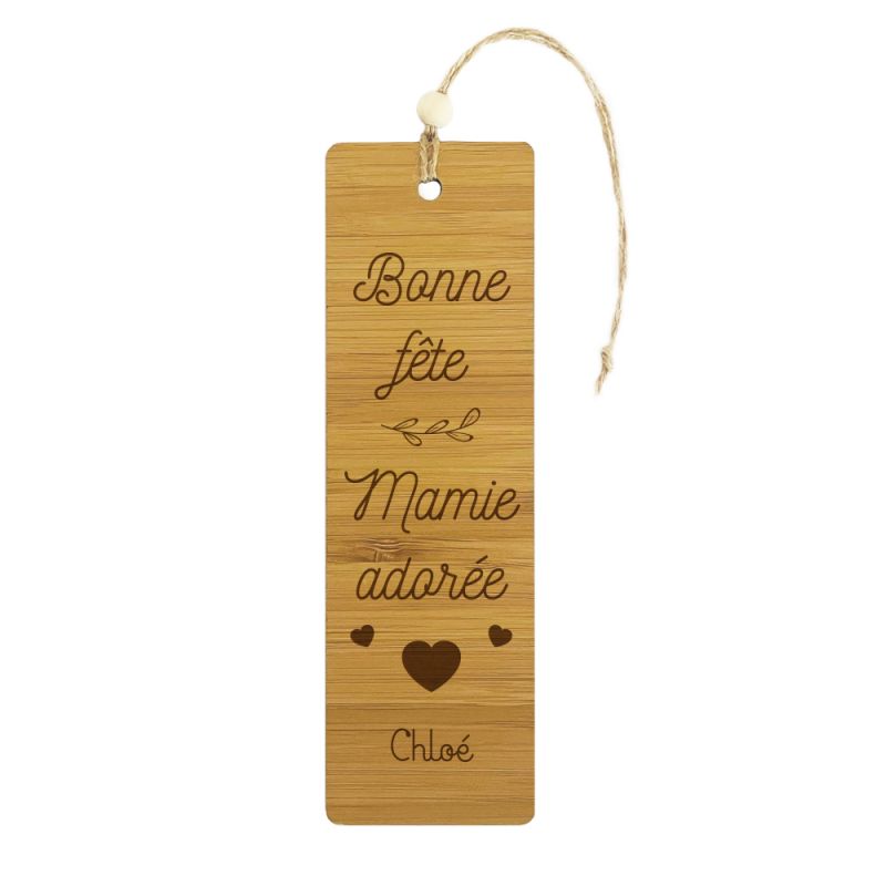 Marque-page Personnalisé Pour Grand-Père - En Bois, Avec Accessoire Moustache, Cadeau Original Pour La Fête Des Grands-Pères