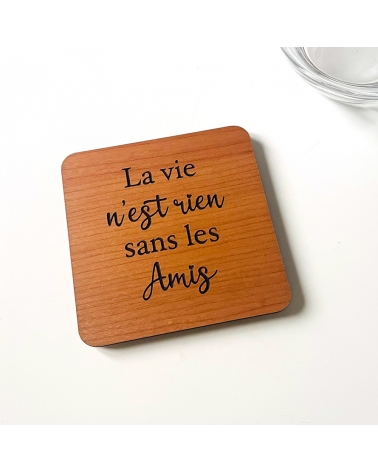 sous verres de luxe